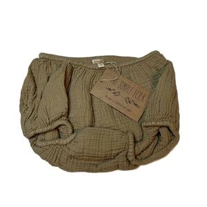 The Simple Folk Bloomers Sand Organic Cotton Unisex Shorts 5/6 Year‎ New